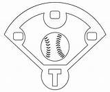 Baseball Diamond Coloring Page  ColouringPages sketch template