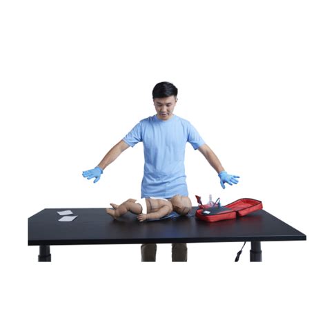 AED Trainer with Gel Adhesive AED Pads | Red Cross Store