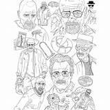 Breaking Bad Coloring Pages sketch template