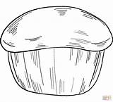 Muffin Coloring Sheet Pages sketch template