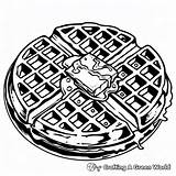 Waffle Coloring Pages  Free & Printable sketch template