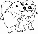 Dachshund Dogs coloring Page  Download Print Or Color Online For Free sketch template
