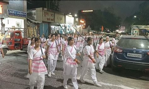 RSS’ women’s wing conducts Path Sanchalan ahead of Vijayadashmi - The ...