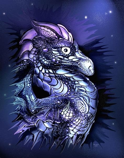 Mystical Dragon Digital Art by Artful Oasis - Fine Art America