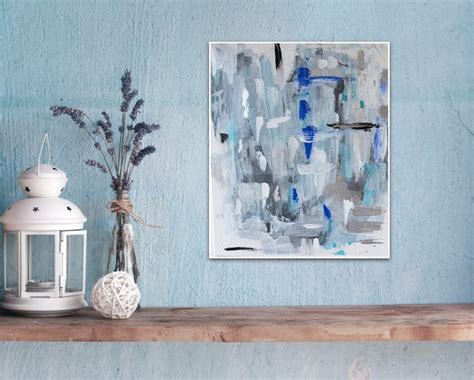 White abstract art abstract wall art white abstract art | Etsy