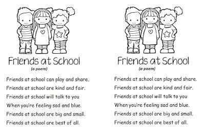 Poems About Friendship For Kids That Rhyme