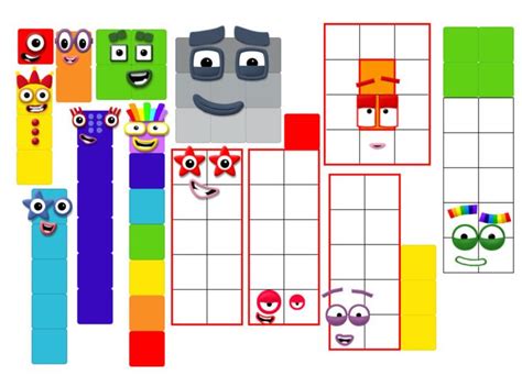 Pin by carmina Martinez on Numberblocks | Free preschool printables, Paper toy printable, Block ...