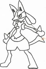 Lucario coloring Pages sketch template
