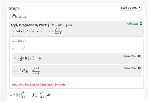 calculus - Integration by parts explanation - Mathematics Stack Exchange