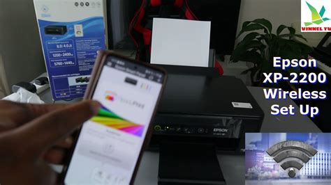 How To Set Up /Connect Epson XP-2200 Wireless Printer To WIFI - YouTube