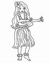 Hula Dancer Coloring Page At GetColoringscom  Free Printable sketch template