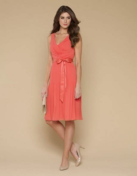 Coral color dresses womens dresses - Natalie