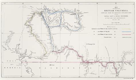 Map of a portion of British Columbia / compiled from the surveys & explorations of the Royal ...