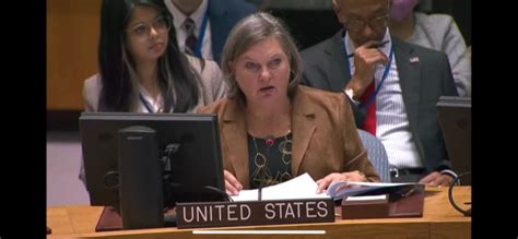 Remarks by Under Secretary of State Victoria Nuland at a UN Security Council High-Level Briefing ...