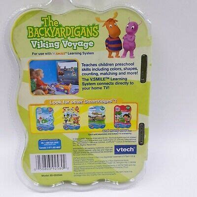 Vtech V smile The Backyardigans Viking Voyage Video Game Sealed Ages 3 ...