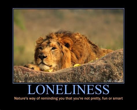 Loneliness : r/Demotivational