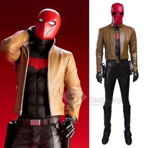 DC Comics Batman Red Hood Robin Jason Todd Cosplay Costume