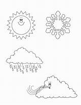 Weather Coloring Page sketch template