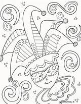 Mardi Gras Coloring Pages  DOODLE ART ALLEY sketch template
