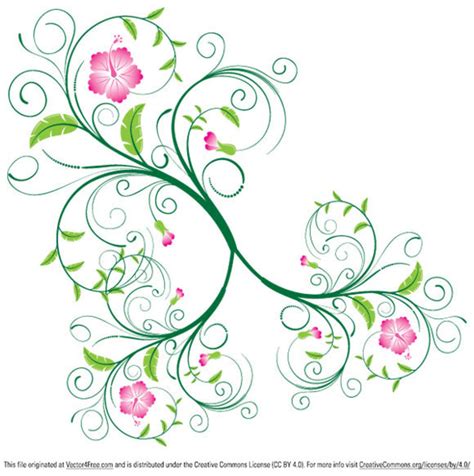 Free 203 Flower Swirl Svg SVG PNG EPS DXF File