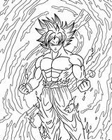 Goku And Vegeta Coloring Pages Ultra Instinct sketch template