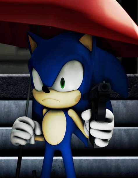 Sonic Gun Pointing (SFM render) by cutixemma on DeviantArt