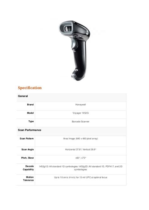 Honeywell wireless barcode scanner