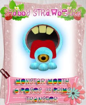 Second Life Marketplace - ::Monstar Mouth:: Bluey Chair (tots) [boxed]