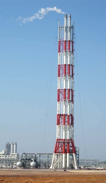 Erection of Flare stack for Paradip Refinery – Ainwesha Engineering ...