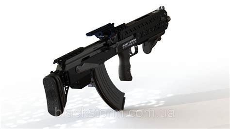 Bullpup conversion kit for AK-47 AK-74, "Black Storm BS-4", tactical kit AK-47, AKS-74 bullpup ...