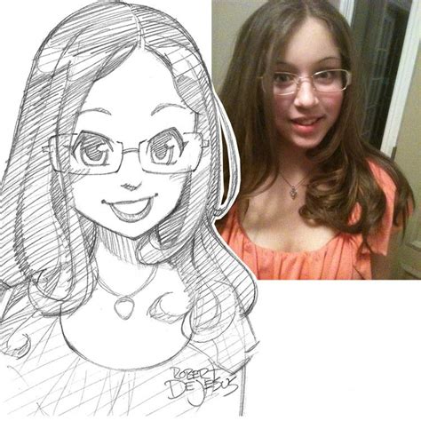 Artist draws people as anime characters - Imgur | Photo to cartoon, Portrait cartoon, Cartoon ...