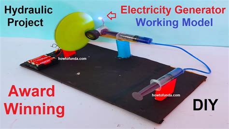 innovative electricity generator working model - science project for ...