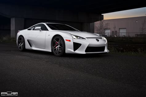 Lexus LFA Rides On Custom PUR Wheels | Carscoops