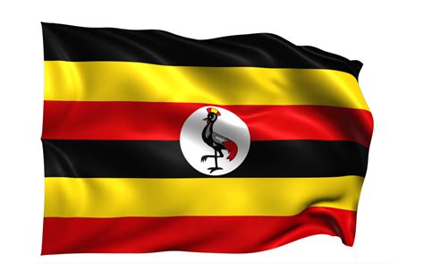 Uganda Territory waving flag PNG 14391883 PNG