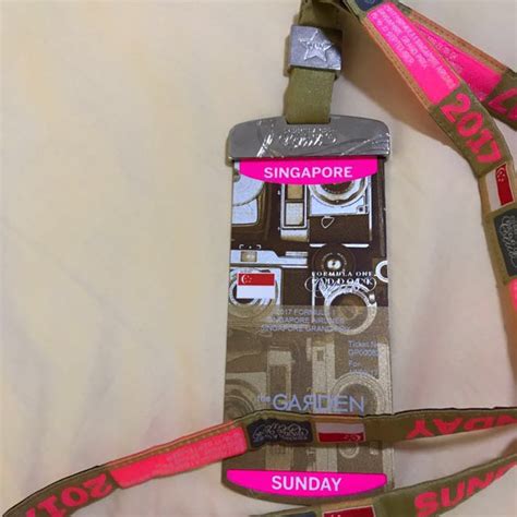 F1 paddock club used pass and lanyard, Tickets & Vouchers, Local Attractions & Transport on ...