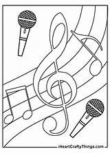 Printable Coloring Pages Music sketch template