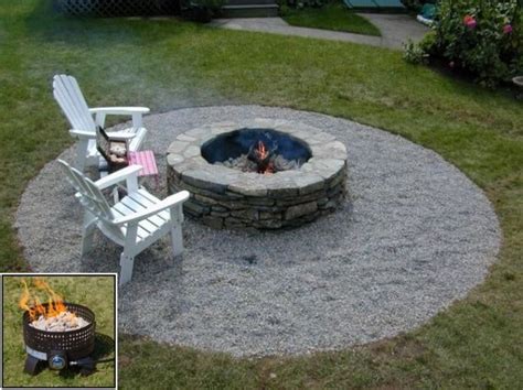 Portable fire pit ideas backyard and large metal fire pit. #Backyard #Fire #fire pit area ...