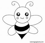 Bumble Bee Coloring Page sketch template