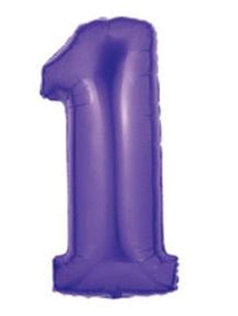 Purple Number 1 Balloon | Large Purple Number 1 Balloons Helium Quality