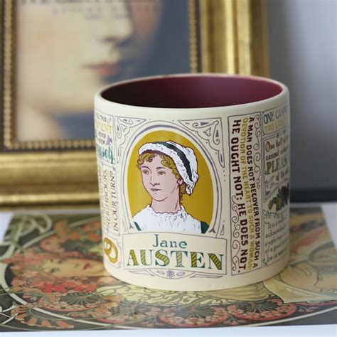 1 Pcs Jane Austen Coffee Mug Tea Cup Pride and Prejudice Ceramic Cups ...