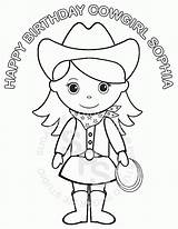 Coloring Pages Of Cowgirls sketch template