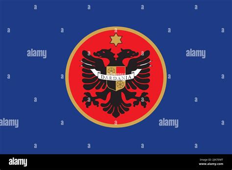 flag of Albanian peoples Kosovo Albanians. flag representing ethnic group or culture, regional ...
