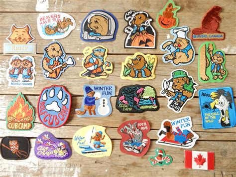 Reserved ... Canadian Boy Scout Badges Cubs Scouts lot of