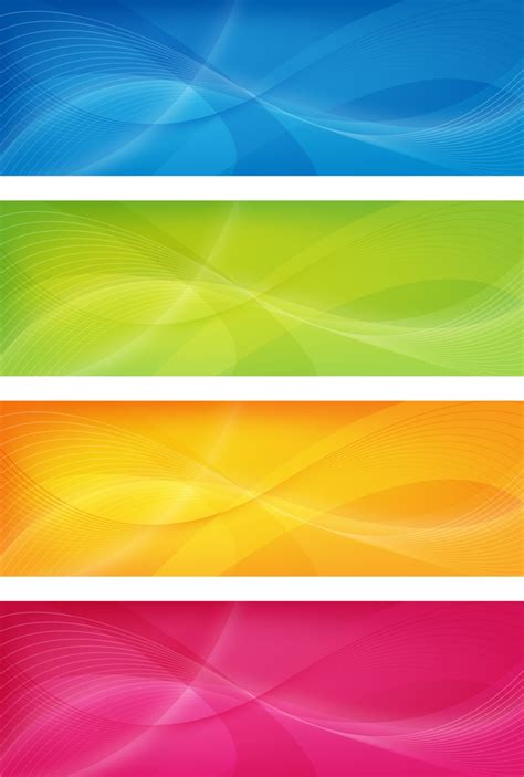 Colorful banners vector | Vector Graphics Blog