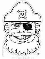 Pirate Captain Mask To Color Printable Free Download And Print  sketch template