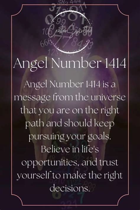 Angel Number 1414 - Spiritual Meaning and Symbolism