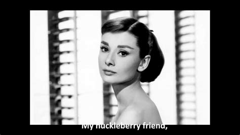 Audrey Hepburn - Moon River - YouTube