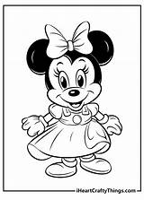 Minnie Mouse Bowtique Coloring Pages To Print sketch template