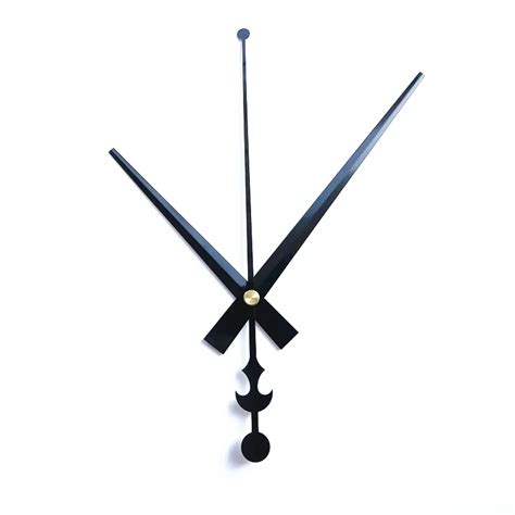 Large Black Black Metal Roof Clock Pointers For DIY Watches And Home Decor From ...