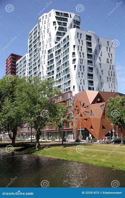 Modern Buildings in Rotterdam Editorial Image - Image of holland, church: 32591875